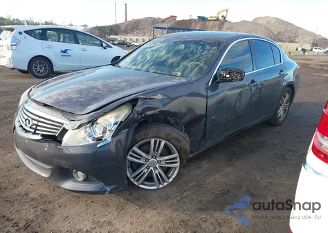 2013 Infiniti G37X z USA, uszkodzony, nr VIN JN1CV6AR3DM762495